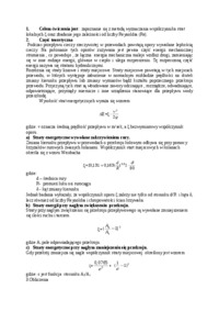 ustalony przepływ cieczy pod ciśnieniem - omówienie