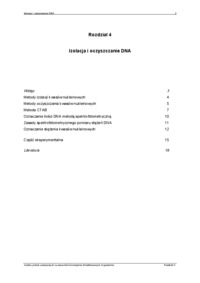 Oczyszczanie kwasow nukleinowych