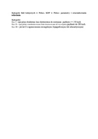 Kategorie linii kolejowych w Polsce- opracowanie