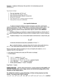 wykłady z informatyki u dr Tadeusza Wilusza