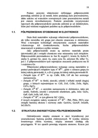 Zarys Własciwości Półprzewodników - wykład