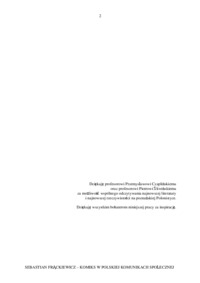 Frąckiewicz Sebastian - Komiks w polskiej komunikacji społecznej po 1989 roku - opracowanie