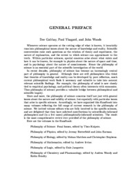 Philosophy of Psychology and Cognitive Science - wykład