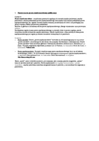 Wykład - Pojęcie i nazwa prawa międzynarodowego publicznego