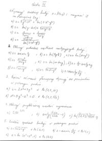zadania z całek z matematyki, materiał z wykładów