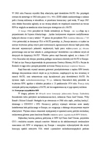 Wycofanie Francji ze struktury militarnej NATO - wykład