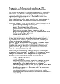 Rola państwa w pobudzaniu gospodarki- opracowanie