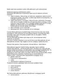 Podział regulacji w gospodarce- opracowanie