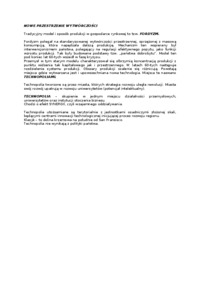 Nowe przestrzenie wytwórczości- opracowanie