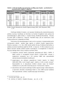 Struktura geograficzna polskiego handlu zagranicznego w latach osiemdziesiątych