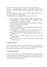 Inflacja- opracowanie