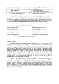 Wpływ ceny na marketing- opracowanie