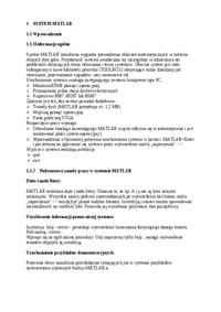 Zastosowanie obliczen w Matlabie- opracowanie