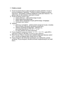 Notatki z ćwiczeń- opracowanie