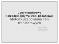 Metody szacowania- prezentacja