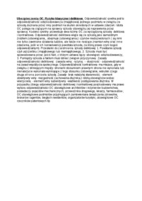 Ubezpieczenia OC- opracowanie