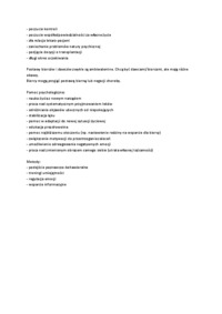 Psychologia chorego somatycznie -ćwiczenia 5