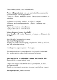 Immanuel Kant- opracowanie