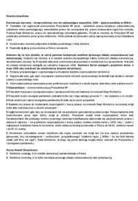 Nowela sierpniowa- opracowanie