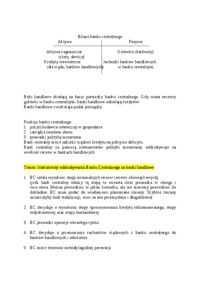 Instrumenty oddziaływania Banku Centralnego na banki handlowe- opracowanie