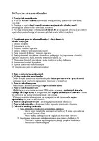 Immunologia - wykład 6