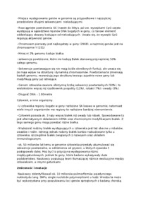Genetyka molekularna - wykład 3