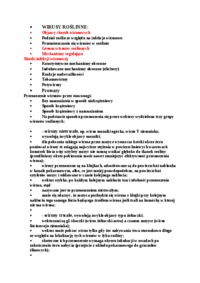 Wirusologia, zagadnienia na egzamin