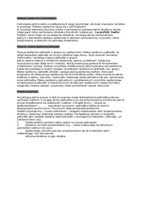 Postawy społeczne a zachowania