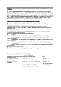 Wpływ rewolucji przemysłowej i narodzin społeczeństwa kapitalistycznego na powstanie socjologii