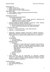 Statystyka - wykład 1