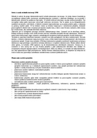 Istota i zasady techniki sieciowej CPM