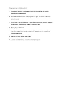 Nabyte przyczyny niedoboru białek