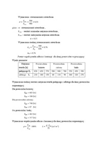 Pomiary  parametrów oświetlenia 2 - sprawozdanie