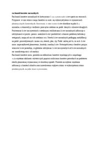 Rachunek kosztów normalnych