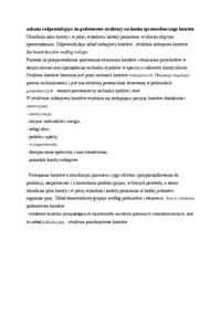 Zadania i odpowiadające im podstawowe struktury rachunku sprawozdawczego kosztów