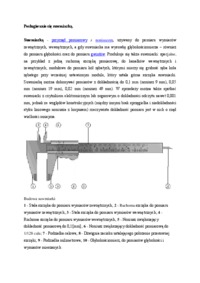 Posługiwanie się suwmiarką