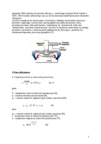 Wyznaczanie izotermicznej strugi swobodnej - sprawozdanie