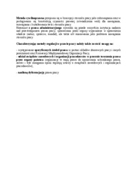 Metody regulacji w prawie pracy - omówienie