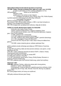  Nierozprzestrzenianie broni masowego rażenia - omówienie