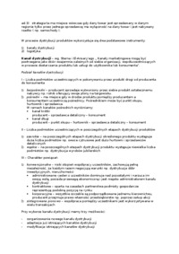 Logistyka - dystrybucja - Kanał dystrybucji 