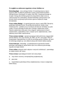 Podział wirusów - omówienie