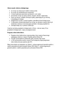 Gówne zasady rolnictwa ekologicznego - omówienie