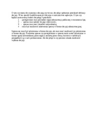 Decyzja administracyjna - omówienie