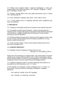 Transakcje handlu zagranicznego, Wzór umowy