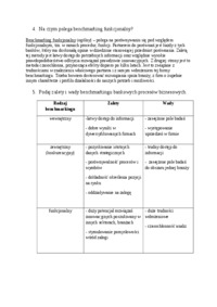 Wykład - Wykorzystanie benchmarkingu w bankowości