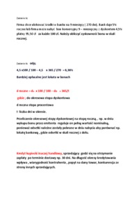 Zadania na egzamin - bankowość