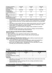 Logistyka - kalkulacja