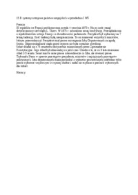 Systemy ustrojowe państw europejskich przed I wojną światową-opracowanie