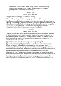 Europejski Bank Inwestycyjny-prezentacja