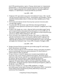 Komisja Europejska-opracowanie - Etapy rozwoju KE 